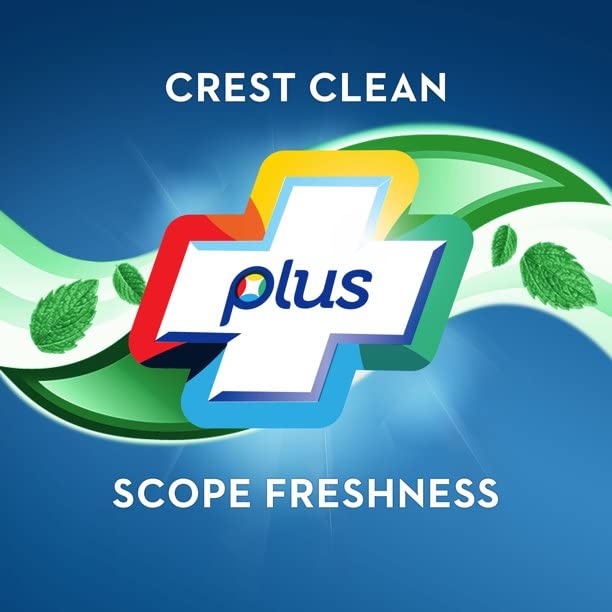 Crest Whitening Toothpaste with Scope Mint 5.4oz - Pack of 6