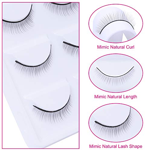 Practice Eyelash Extension Lashes Kit - 25 Pairs for Training & Beginners