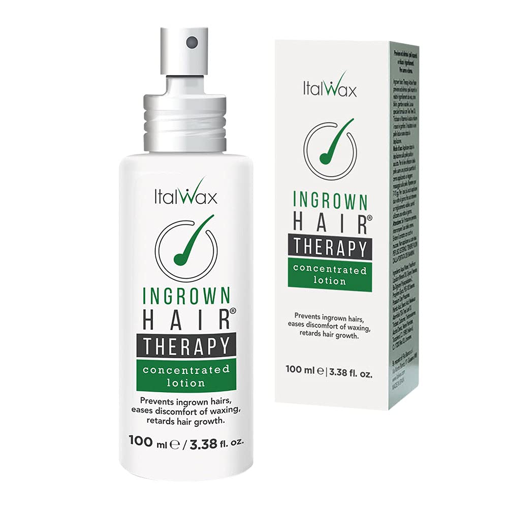 Italwax Ingrown Hairs Therapy Concentrated Lotion 100ml / 3.38fl.oz - Prevents and slows down ingrown hairs occurrence - Ideal for large surfaces