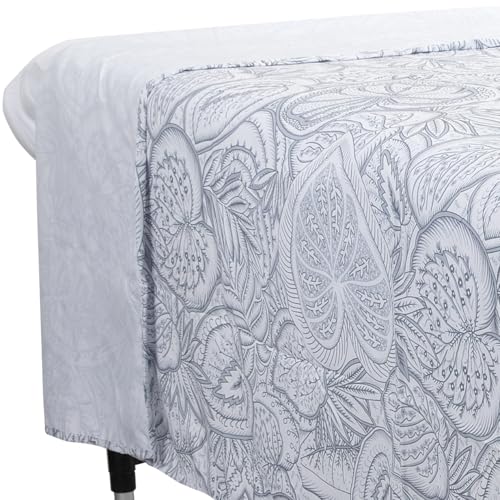 ForPro Microfiber Flat Sheet for Massage Tables - 63" x 100", Stain & Wrinkle-Resistant, Island Tranquility