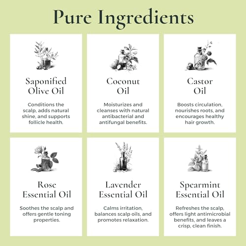 J.R.LIGGETT'S Natural Shampoo Bar for Sensitive Scalp, 3.5 oz