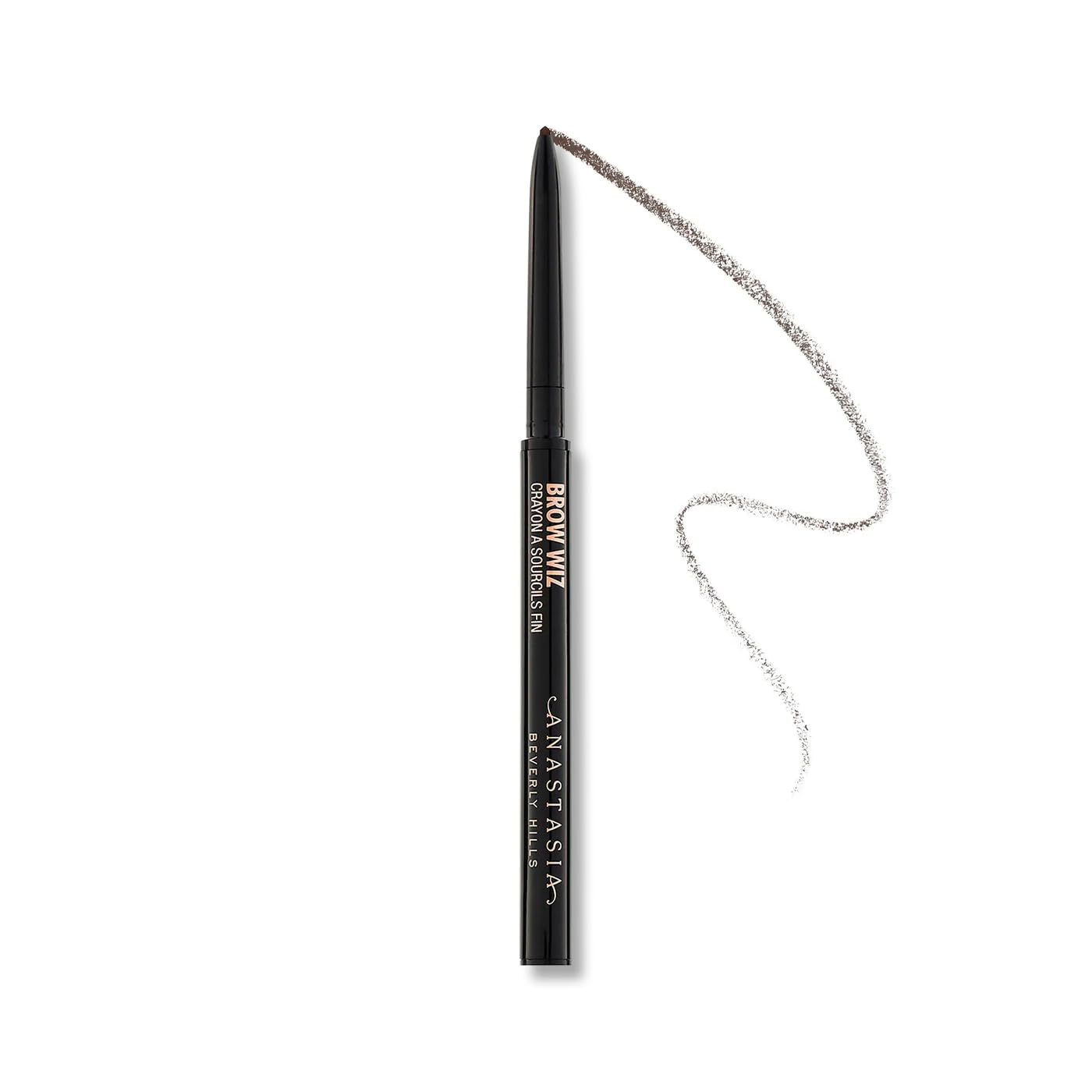 Anastasia Beverly Hills Mini Brow Wiz - Ultra-Slim Retractable Eyebrow Pencil for Precision Hair-Like Strokes | Travel Size