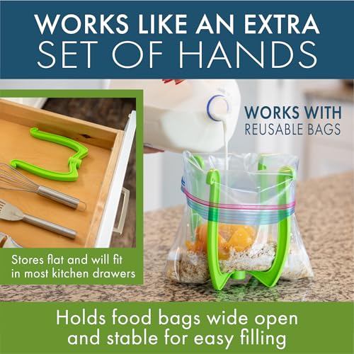 Bagwell Sealable Bag Holder for Gallon & Quart Food Storage