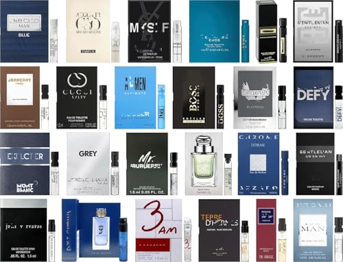 PureScents Men's Cologne Sample Vial Set - 8 Pack Variety