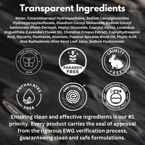 Men's Hair Gel - EWG Verified, Strong Hold, Matte Finish | Non-Toxic Formula, Cedar Drift Scent, All Hair Types