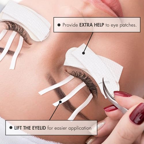 Embagol Eyelash Tape - 6 Rolls Micropore 0.47in Breathable for Extensions