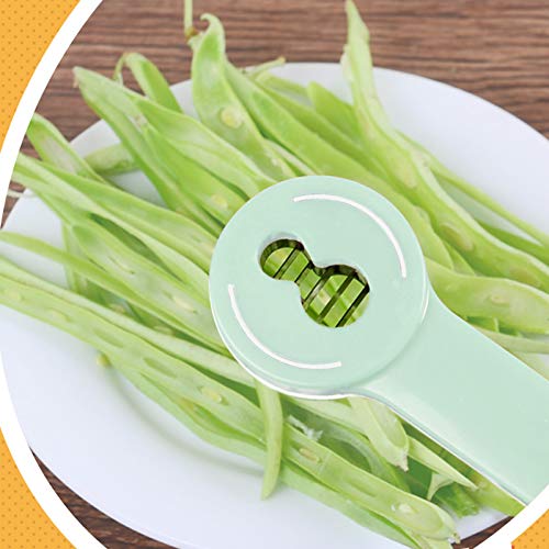 2-Pack Stainless Steel Bean Cutter Shredder for Easy Vegetable Prep