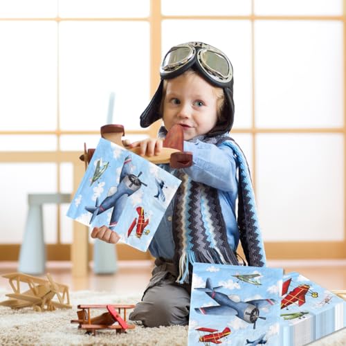 40pcs Airplane Party Napkins - Disposable Birthday Table Decor