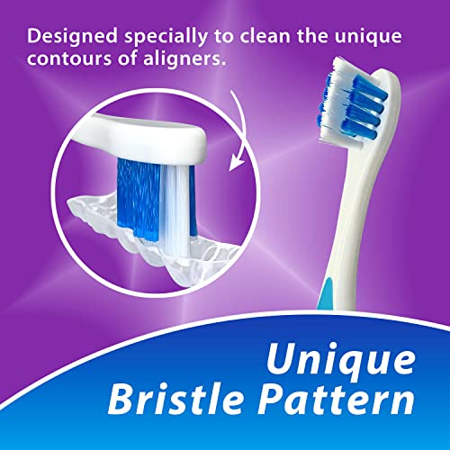 BrightWorks Aligner Brush 3-Pack for Retainers & Mouthguards