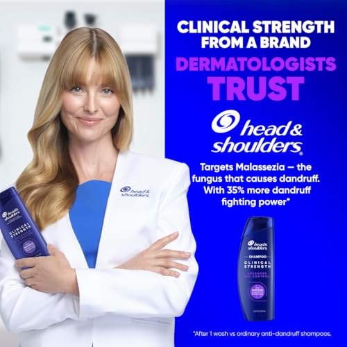 Head & Shoulders Clinical Strength Anti-Dandruff Shampoo with 1% Selenium Sulfide, 13.5 fl oz