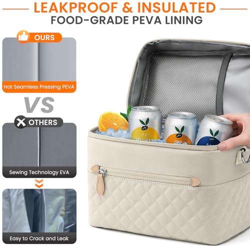 Tenot Insulated Lunch Box for Women - Stylish & Leakproof Bag