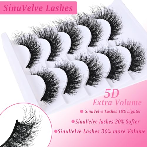 Hiklasy SinuVelve 5D Wispy Cat Eye Fake Mink Lashes - 14mm