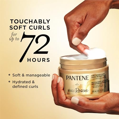 Pantene Miracle Rescue Leave-On Conditioner for Curls - 10.1 FL OZ
