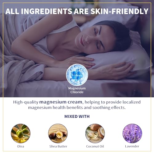 Danliss Magnesium Lotion with Chamomile & Hyaluronic Acid for Sleep - Soothing Night Moisturizer (Variation 1)