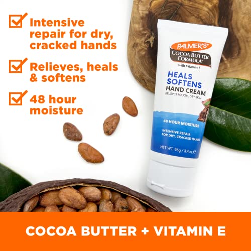 Palmer's Cocoa Butter Hand Cream for Dry, Cracked Skin - 3.4 Oz
