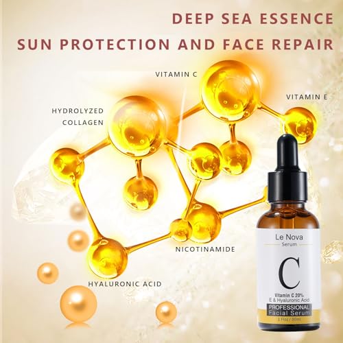 Le Nova Vitamin C Serum for Face – Brightening, Anti-Aging, Hydrating
