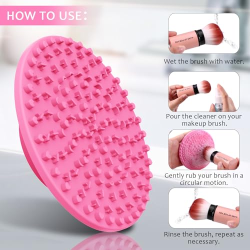 Norate Makeup Brush Cleaner Set - Deep Clean Shampoo & Mat