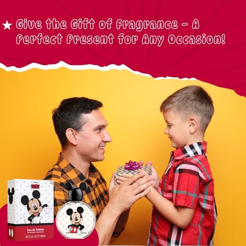 Mickey Mouse Eau de Toilette for Kids, 3.4oz Citrus Cologne
