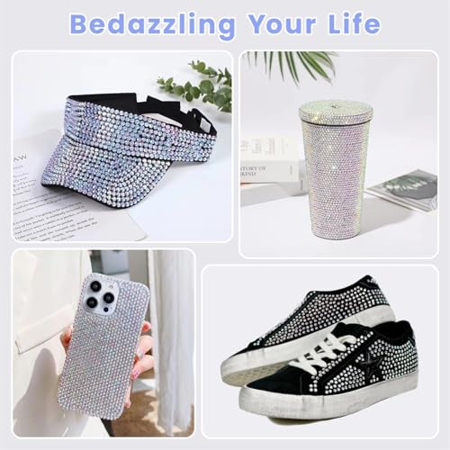 Rhinestone Picker Tool Set - 2 Pack Bedazzling Pens with Tweezer