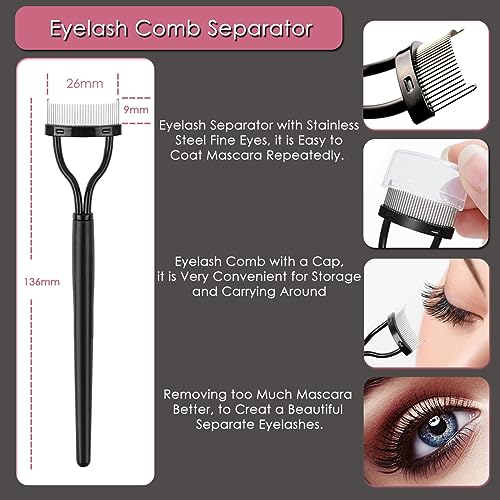 5-Piece Eye Brush Set for Makeup: Eyebrow, Eyeliner & Lash Tools