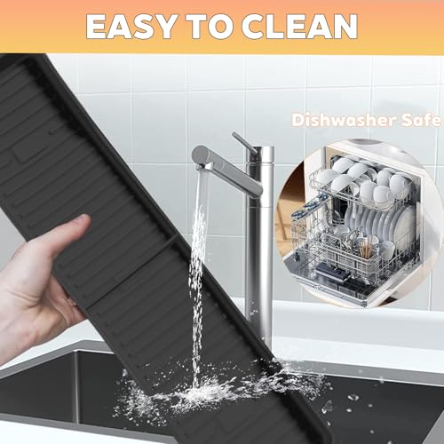 30" Magnetic Silicone Stove Top Shelf - Heat Resistant Spice Rack