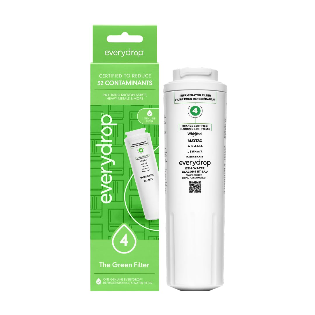 everydrop® by Whirlpool Ice and Water Refrigerator Filter 4, EDR4RXD1, Single-Pack