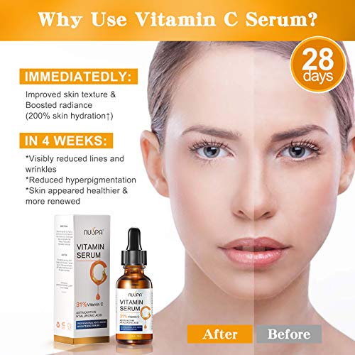 Organic Vitamin C Serum for Face - Anti-Aging & Brightening