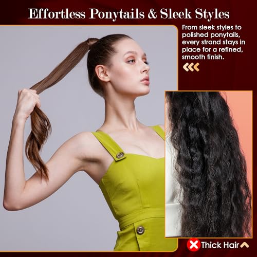 STYLEMATE Sapele Wood Boar Bristle Hair Brush for Fine & Thin Hair - 1 Count