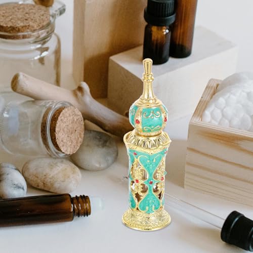 Vintage Middle Eastern Perfume Bottle - 12ml Refillable Glass Container