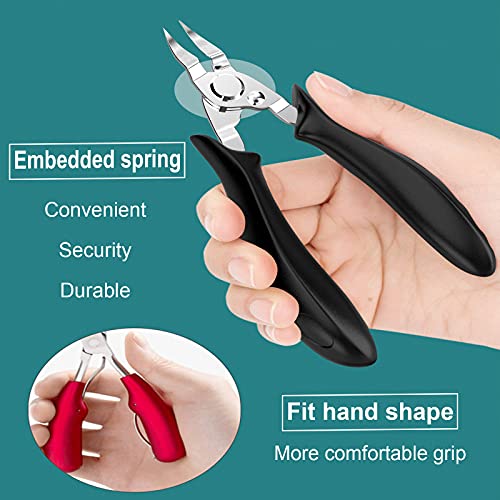 XIORRY Professional Ingrown Toenail Clippers for Thick Nails with Long Handle