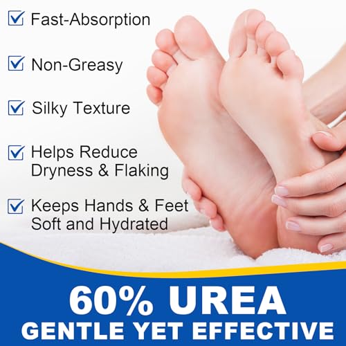 60% Urea Cream Stick with 2% Salicylic Acid - 1.41 Fl Oz (Pack of 2) for Dry Cracked Heels & Callus Removal