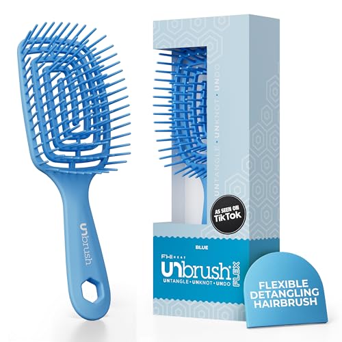 FHI Heat UNbrush Flex Detangling Brush - Anti-Static, Pain-Free