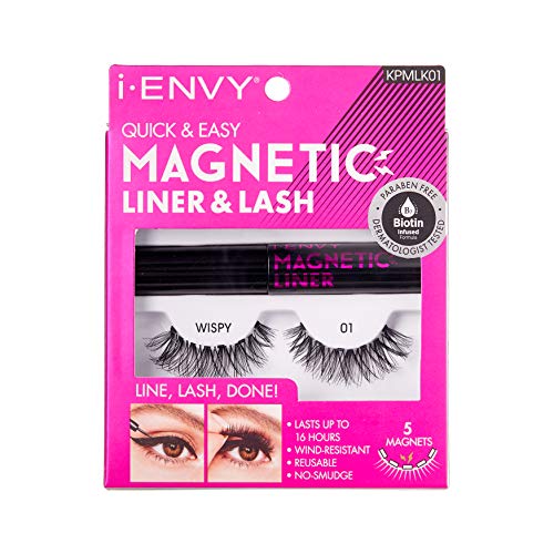 i•ENVY Magnetic Eyeliner and Eyelashes Kit - Reusable & Easy Application