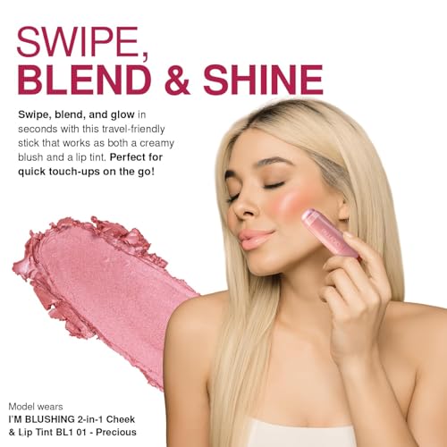 Palladio I'm Blushing 2-in-1 Cheek & Lip Tint - Hydrating Cream Stick