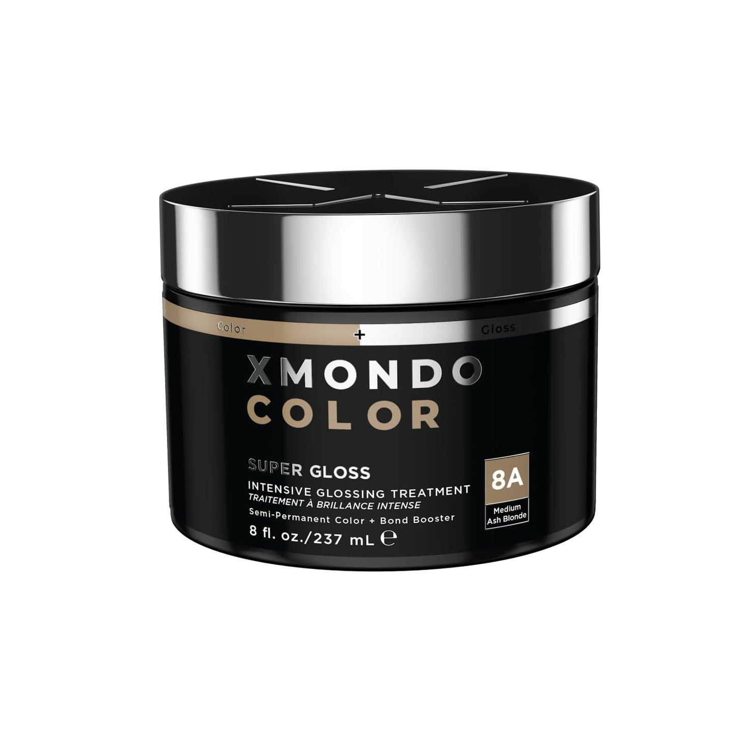 Ash Blonde Color Depositing Mask - Nourishing Semi-Permanent Hair Dye with Bond Boosters | 8 Fl Oz