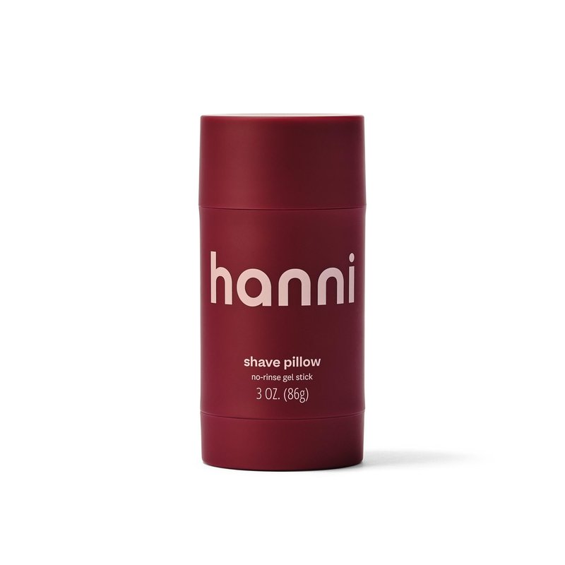HANNI Shave Pillow, Shaving Gel for Women and Men, Hair Removal Products for Pubic, Body Hair or Legs, In-Shower/Waterless Razor, Travel Friendly Skin Care Moisturizer, Women's Grooming, 3 oz