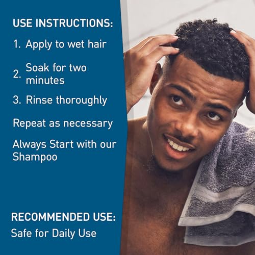 Frederick Benjamin Invigorating Mint Conditioner for Men - Paraben & Sulfate Free, Moisturizing, Dandruff Control, 12oz