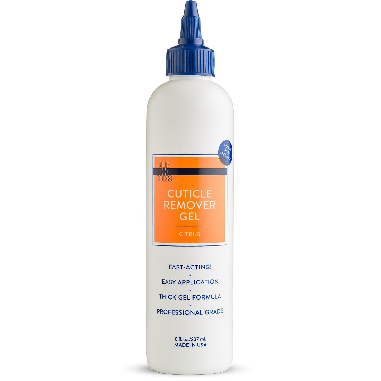 Cuticle Remover Liquid Gel - Hydrating Softener for Brittle Nails | 8oz Citrus