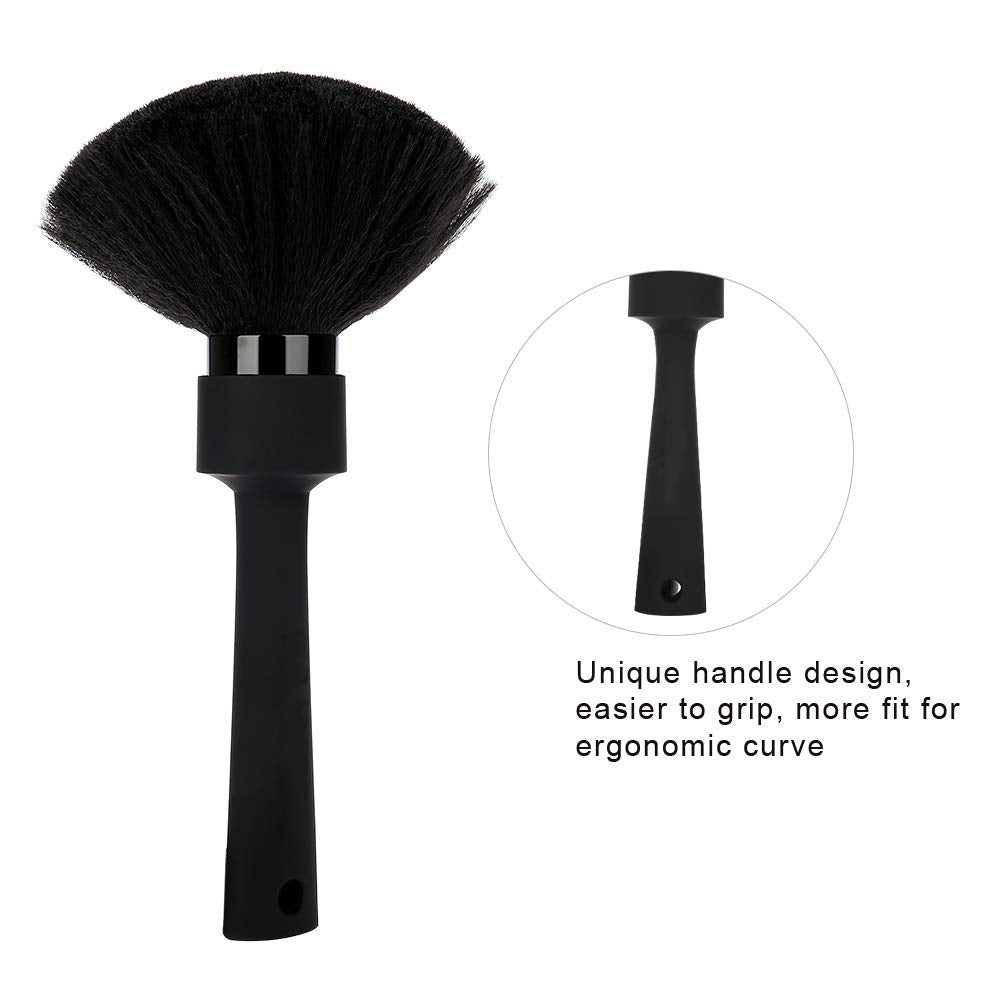 Soft Hair Brush Neck Duster - Professional Hair Cleaning & Styling Brush, Ergonomic Design for Face & Neck Cleanup, Lightweight & Durable Hairdressing Tool for Salon and Home Use