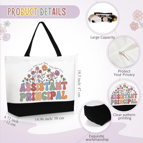 Assistant Principal Gift Set - 3 Pcs Tote Bag, Cosmetic Bag & Keychain