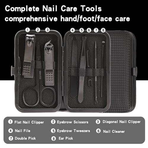 Men's Self-Care Gift Set with Bath Salts, Grooming & Relaxation Tools