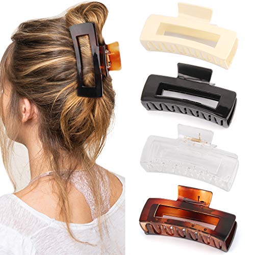 Canitor Large Hair Claw Clips for Thick Hair - 4 PCS Set