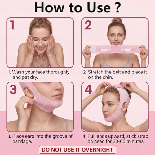 Vectronix Reusable V-Line Lifting Mask - Chin Strap for Jawline Tightening