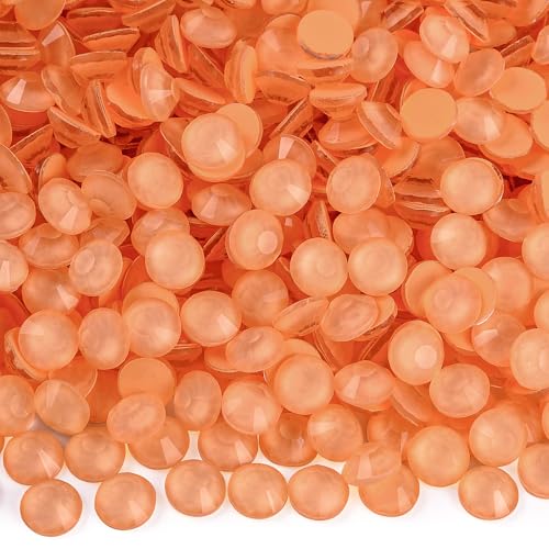BLINGINBOX Living Coral Luminous SS30 Flatback Rhinestones 288pcs - UV Glow Jewelry & Crafts
