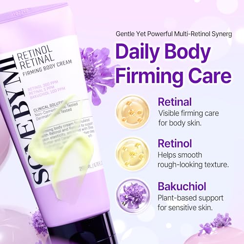 SOME BY MI Retinol Firming Body Cream 6.76 fl oz - Hydrating Lotion for Crepey Skin