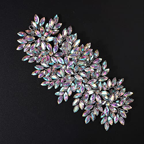 JWICOS AB Crystal Wedding Hair Comb for Women & Girls - Bridal Hair Accessory