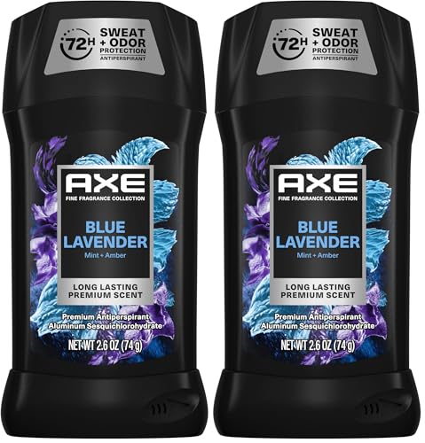 AXE Blue Lavender Antiperspirant Deodorant for Men, 2-Pack - 72 Hour Protection