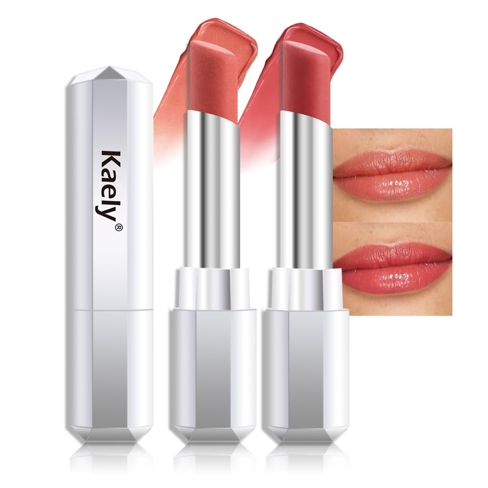 Honey Lipstick Tinted Lip Balm - Hydrating Shine for Dry Lips | Moisturizing Vegan Glossy Stain, Sheer & Lightweight
