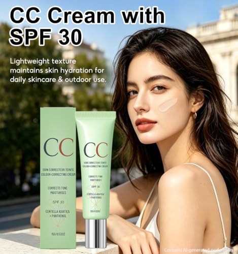 GlowMy Colour-Correcting CC Cream SPF 30 – Lightweight Foundation