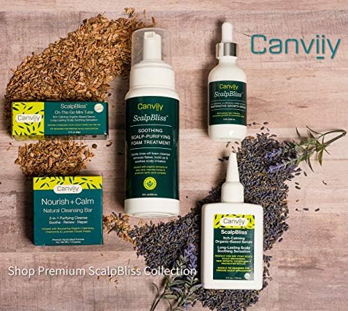 ScalpBliss Itch-Calming Serum - Soothing Moisturizer for Dry Itchy Scalp | Aloe Vera & Peppermint Oil